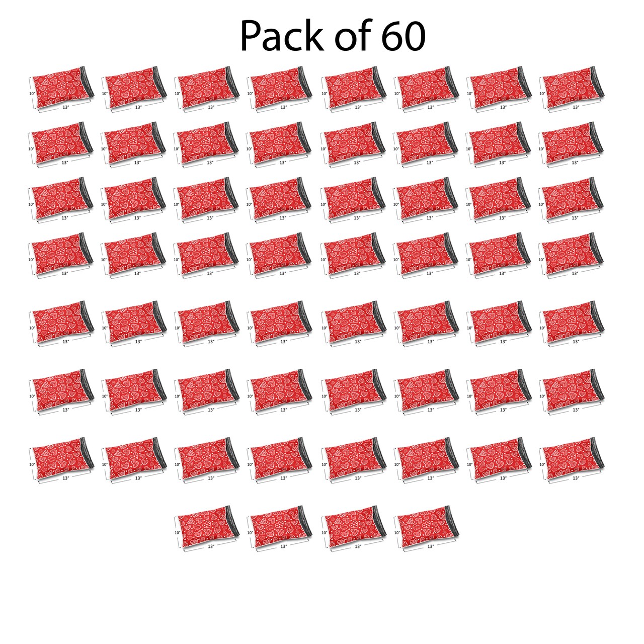 Design Poly Mailer Envelopes 10" x 13" Glossy Multi Pack & Design